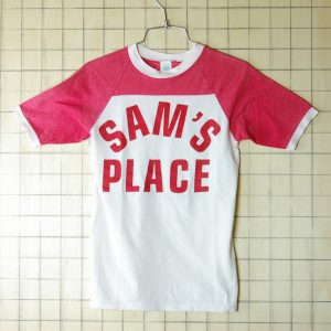 古着USA製SAM'S PLACE レディースラグランTシャツ