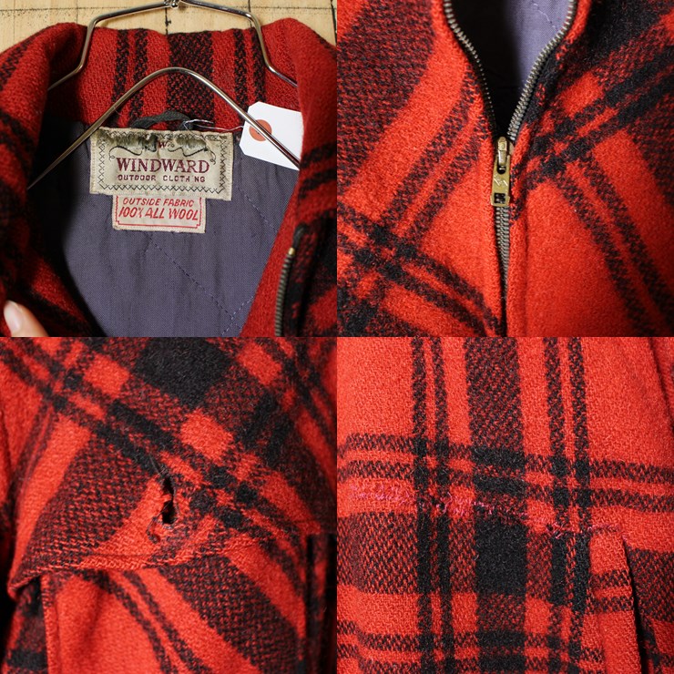 s WINDWARD & Sears & MELTON Vintage Wool Jacket UUUPPPPPP