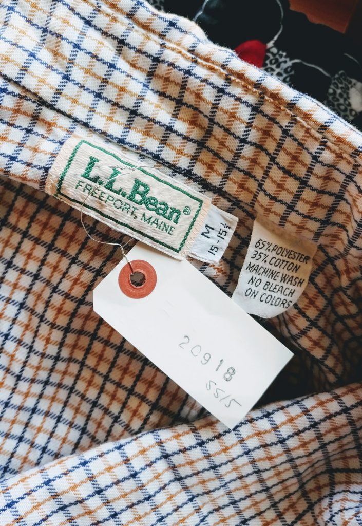 70s-80s LLBean BottanDown Checked Shirt – ataco garage blog