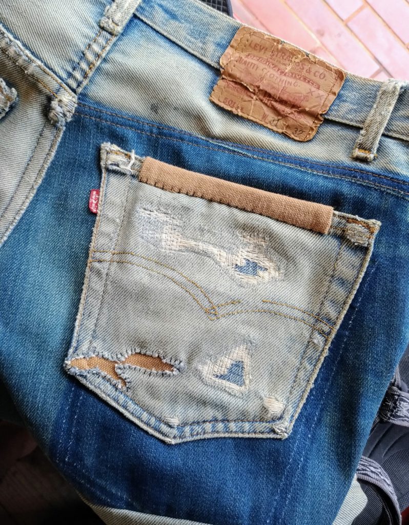 Levis】501XX リメイクデニムパンツ LVCリーバイス○カラー