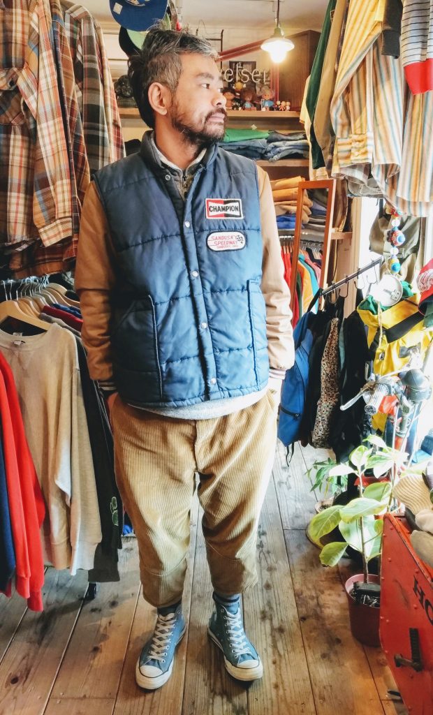 70s Official CHAMPION PLUG Nylon Vest – ataco garage blog