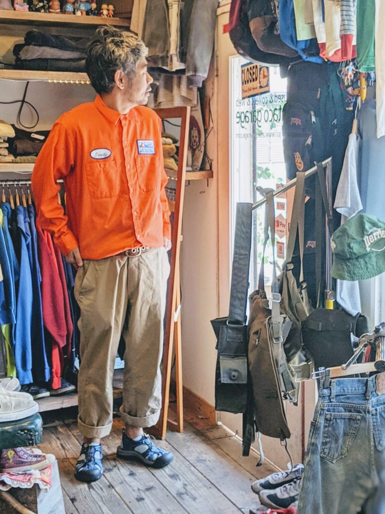 USA REDKAP L/S Orange Color Cotton Work Shirt – ataco garage blog