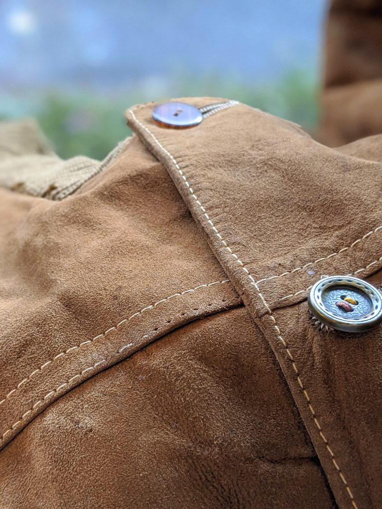 70s 80s France Suede Leather Jacket – ataco garage blog