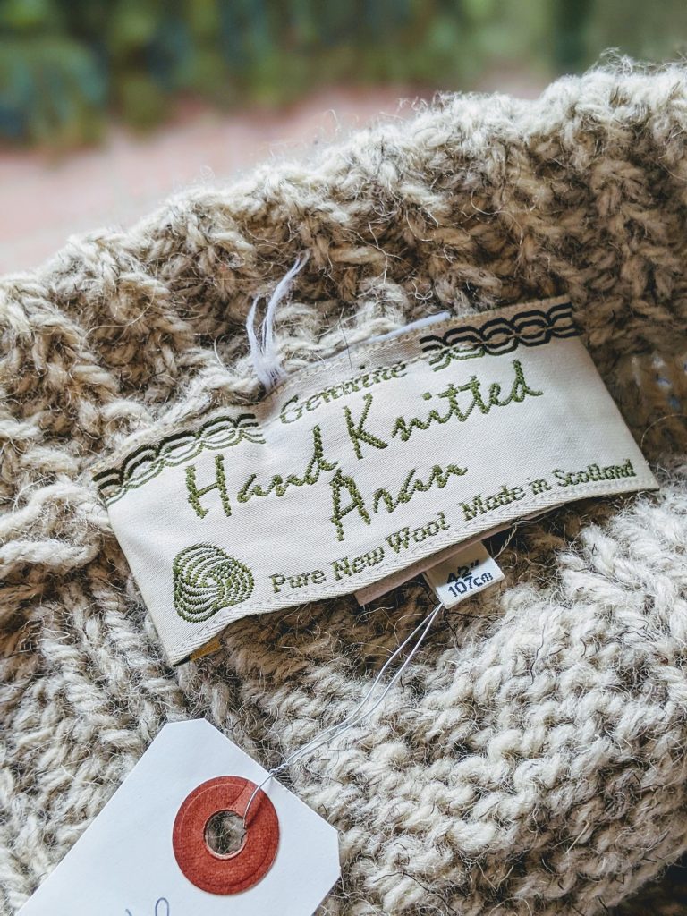 Scotland Fisherman Hand Knitted Aran Wool Sweater – ataco garage blog