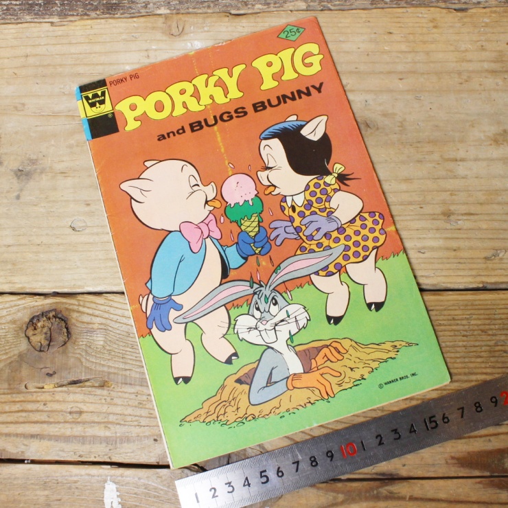 70s ポーキーピッグ バッグスバニー コミック PORKY PIG and BUGS BUNNY comics No.68 1976年 アメコミ ワーナー