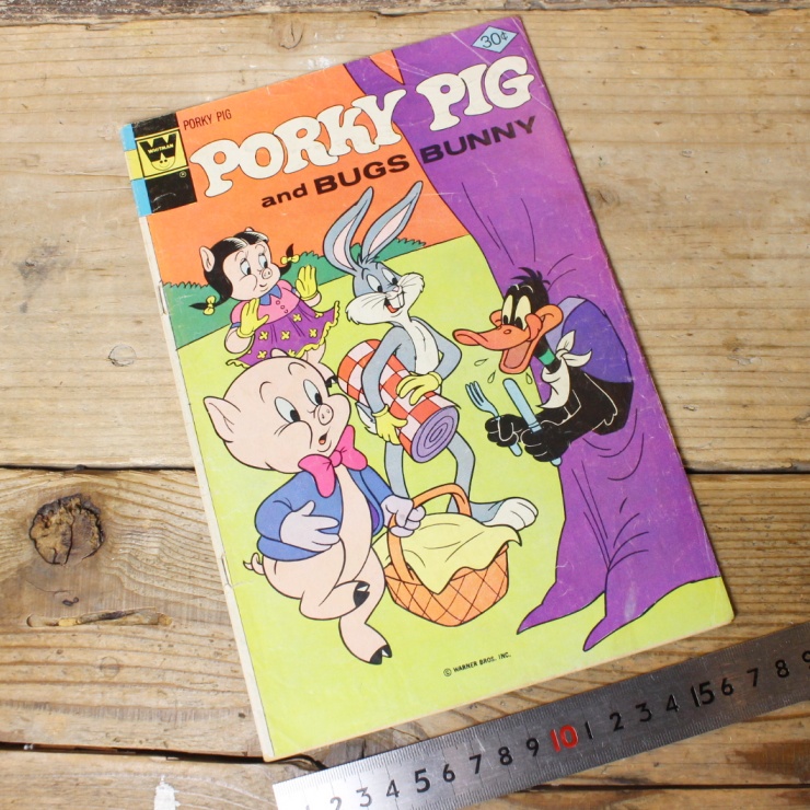 70s ポーキーピッグ バッグスバニー コミック PORKY PIG and BUGS BUNNY comics No.74 1977年 アメコミ ワーナー