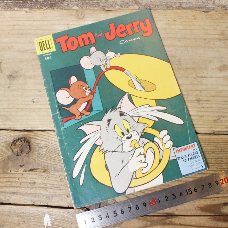 トムとジェリー コミック 50s Tom and Jerry comics Vol.1 No.134 September 1955 Dell Publishing アメコミ トムジェリ