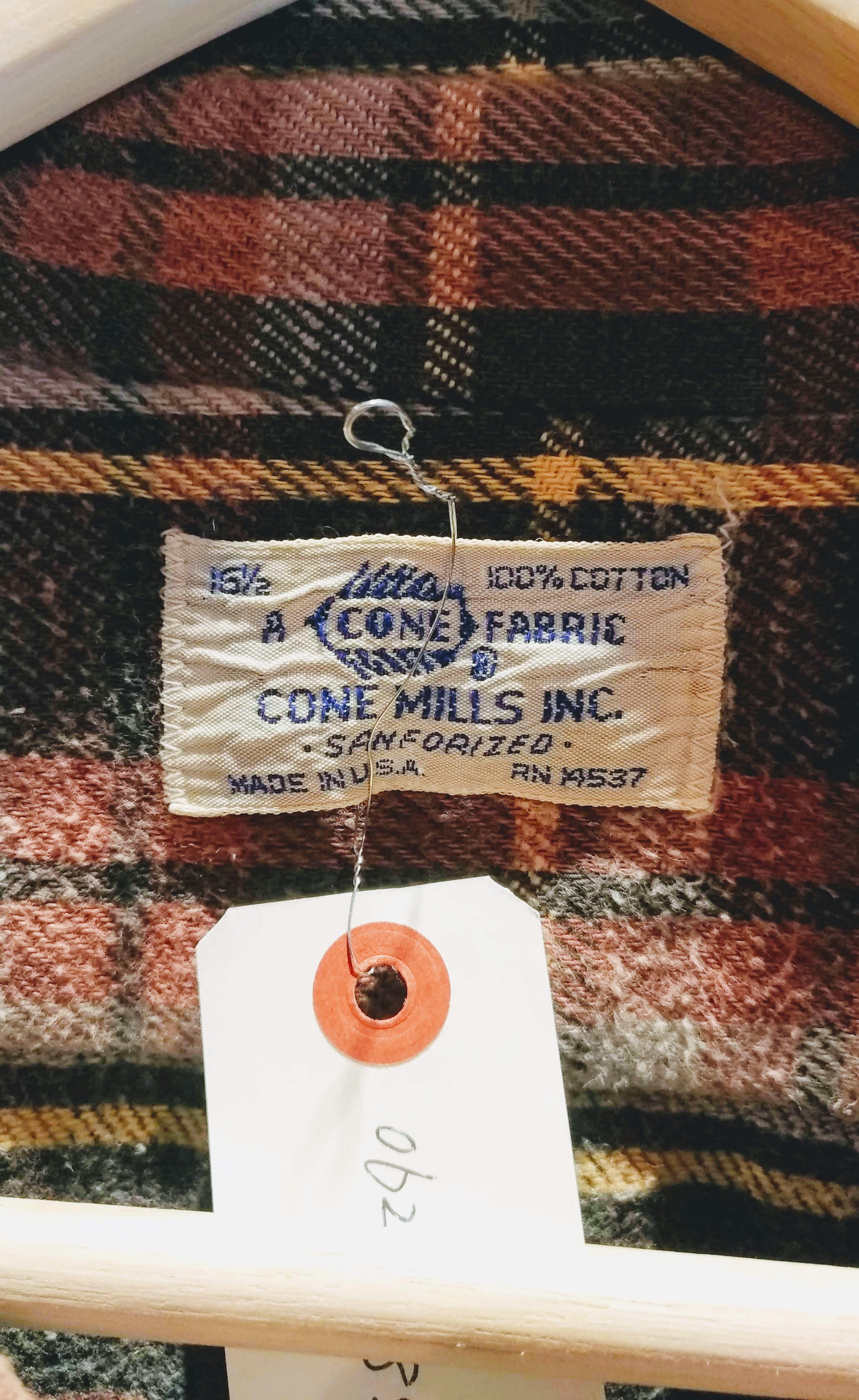 70s USA CONE MILLS L/S Heavy Weight Flannel Check Shirt – ataco garage blog