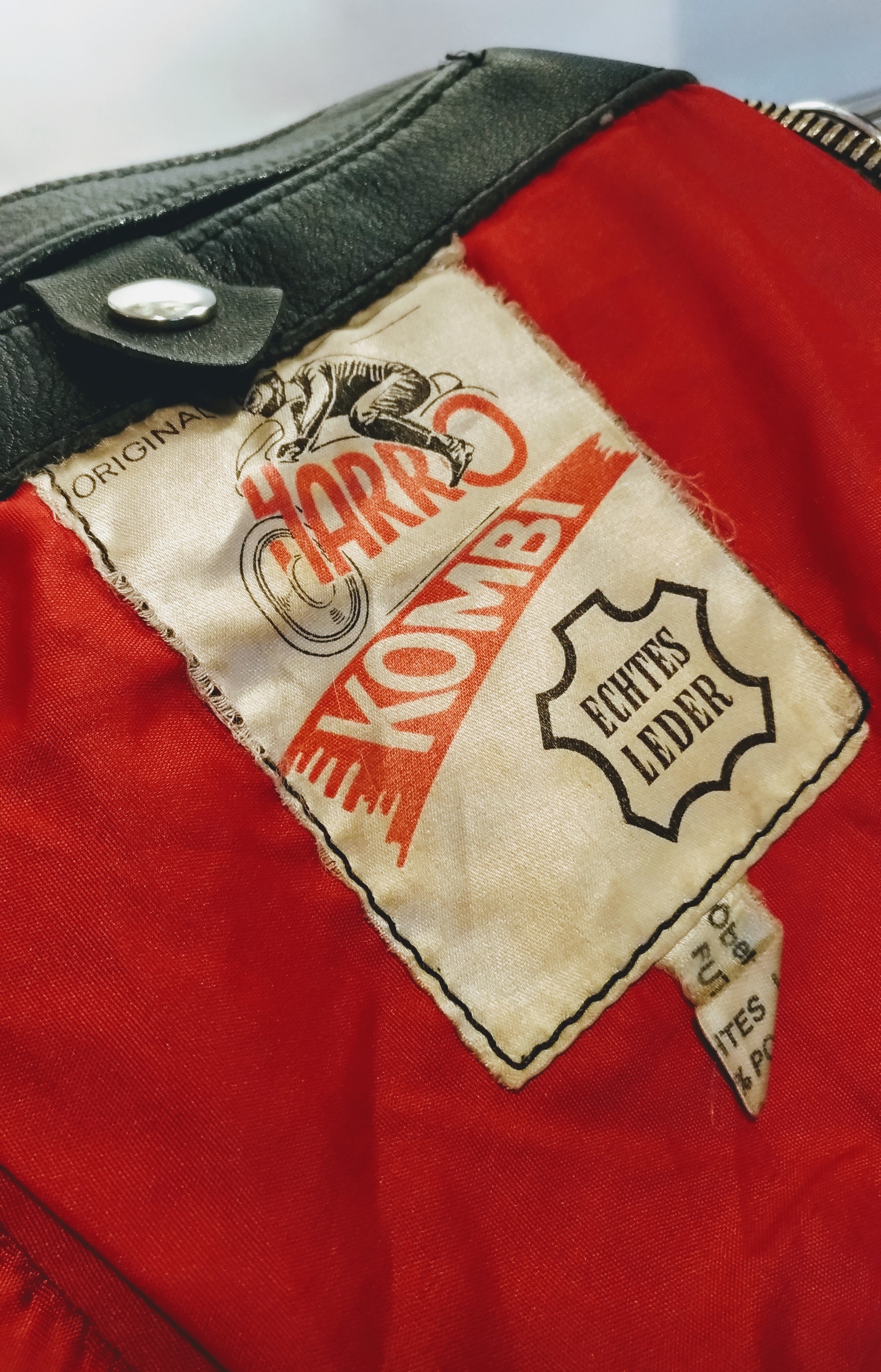 Euro Vintage HARRO KOMBI Riders Leather Jacket – ataco garage blog