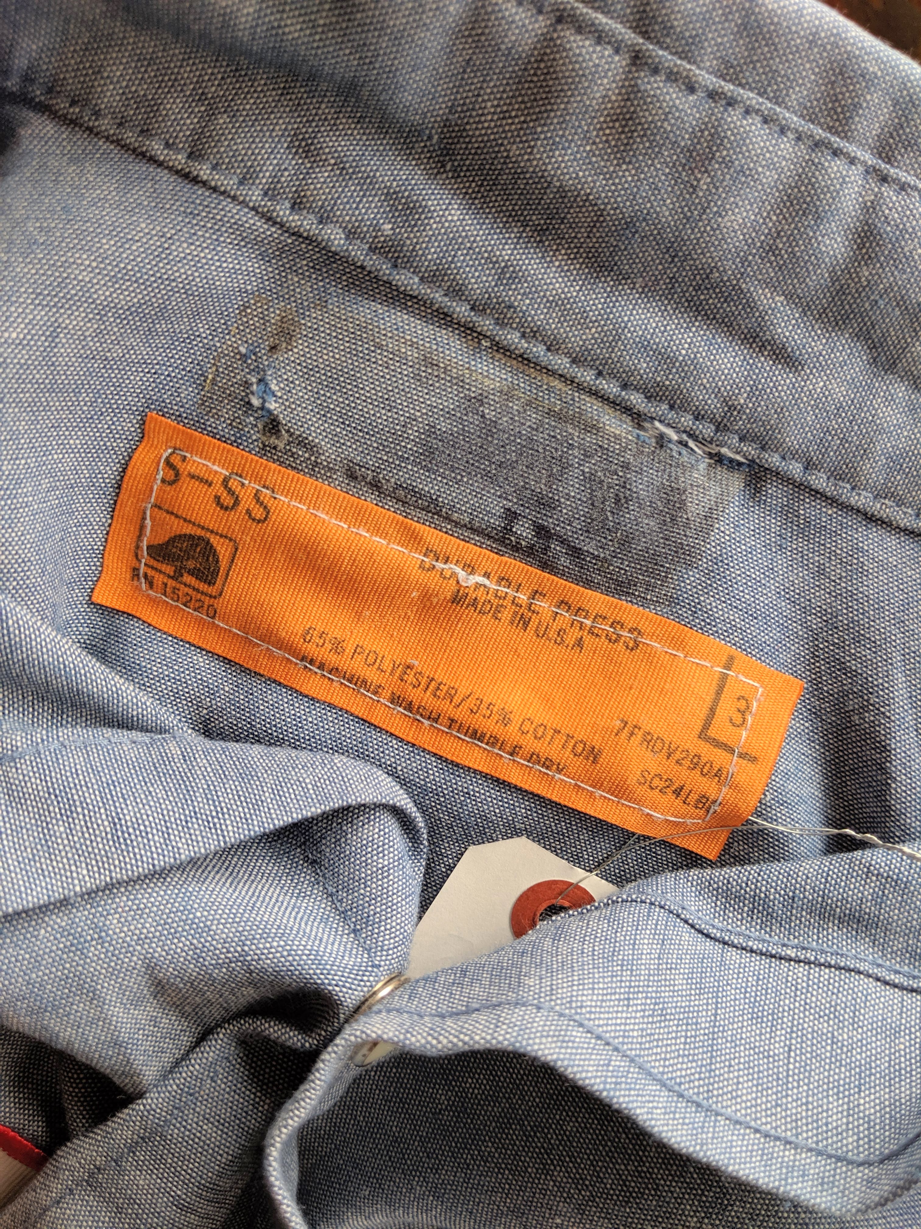 USA REDKAP Patched S/S Chambray Work Shirt – ataco garage blog