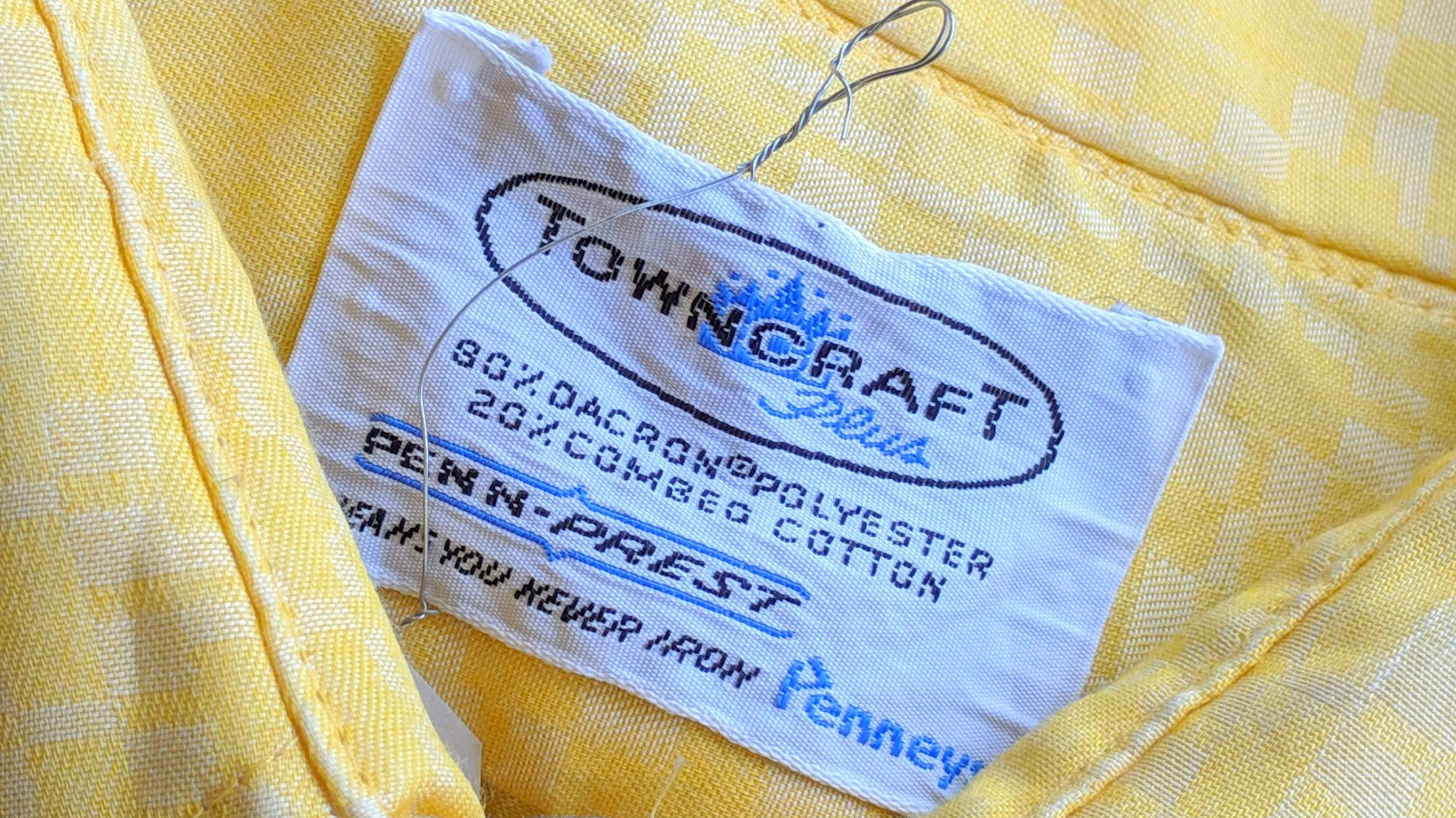 60s-70s Penneys TOWNCRAFT S/S LightWeight Shirt – ataco