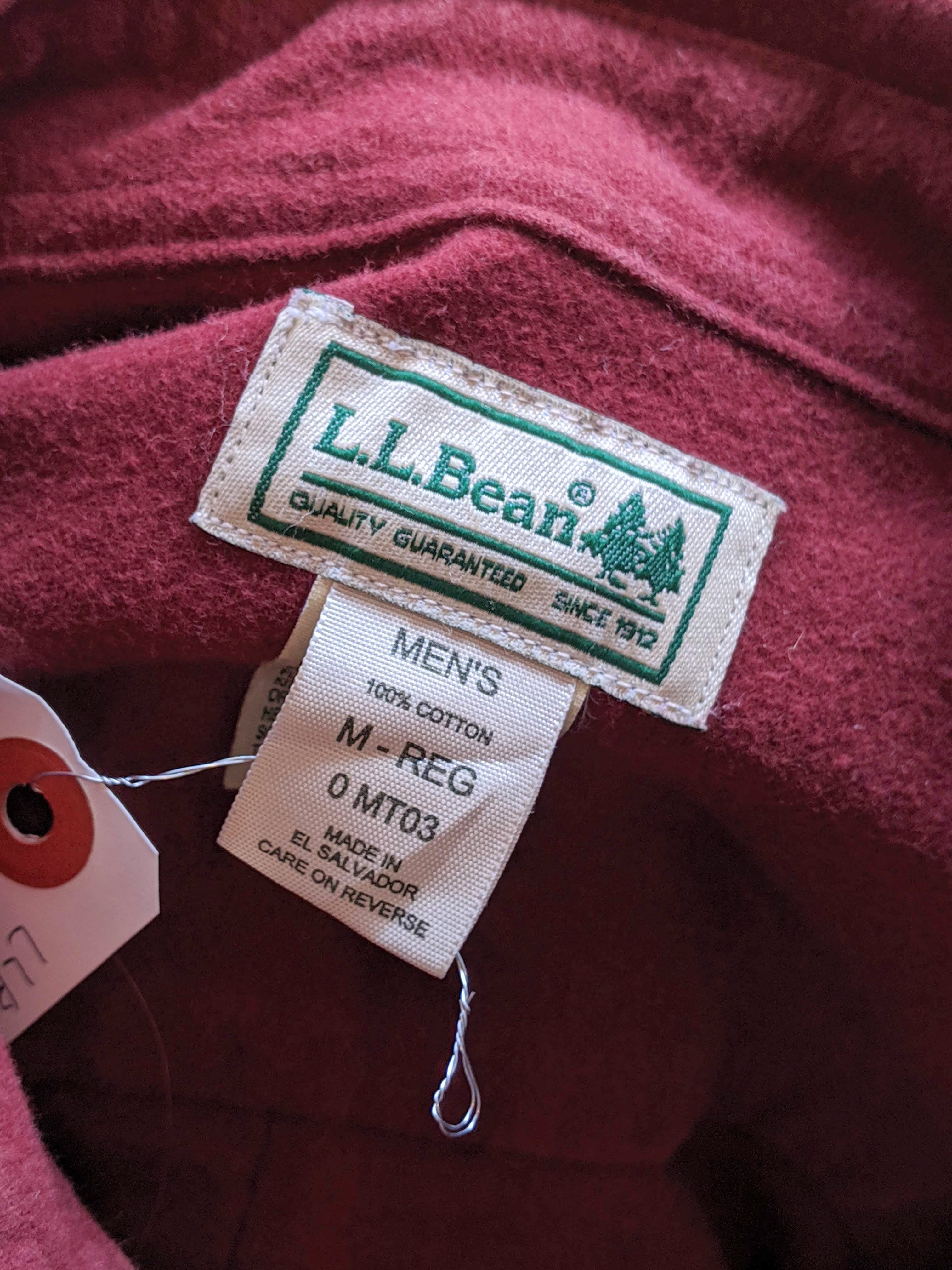 USA L.L.Bean L/S Cotton Chamois cross Shirt – ataco garage blog