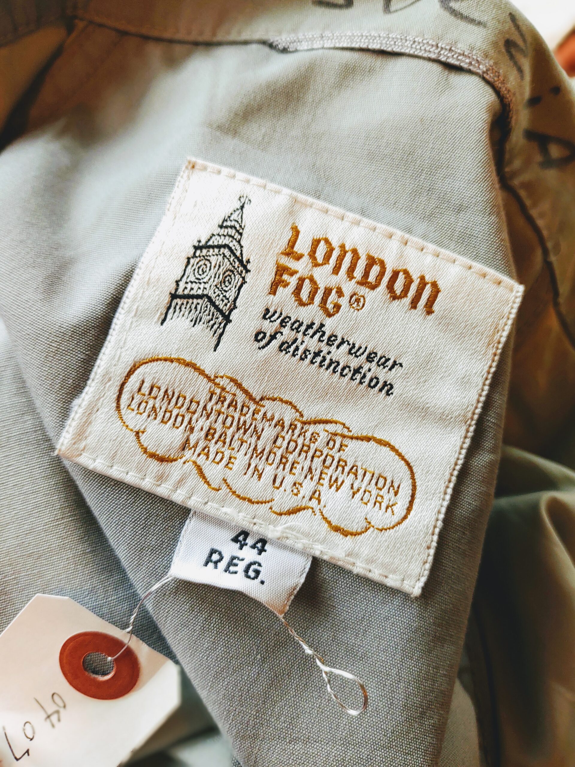 1960s-70s USA LONDON FOG Harrington Jacket Mens-L & 9th