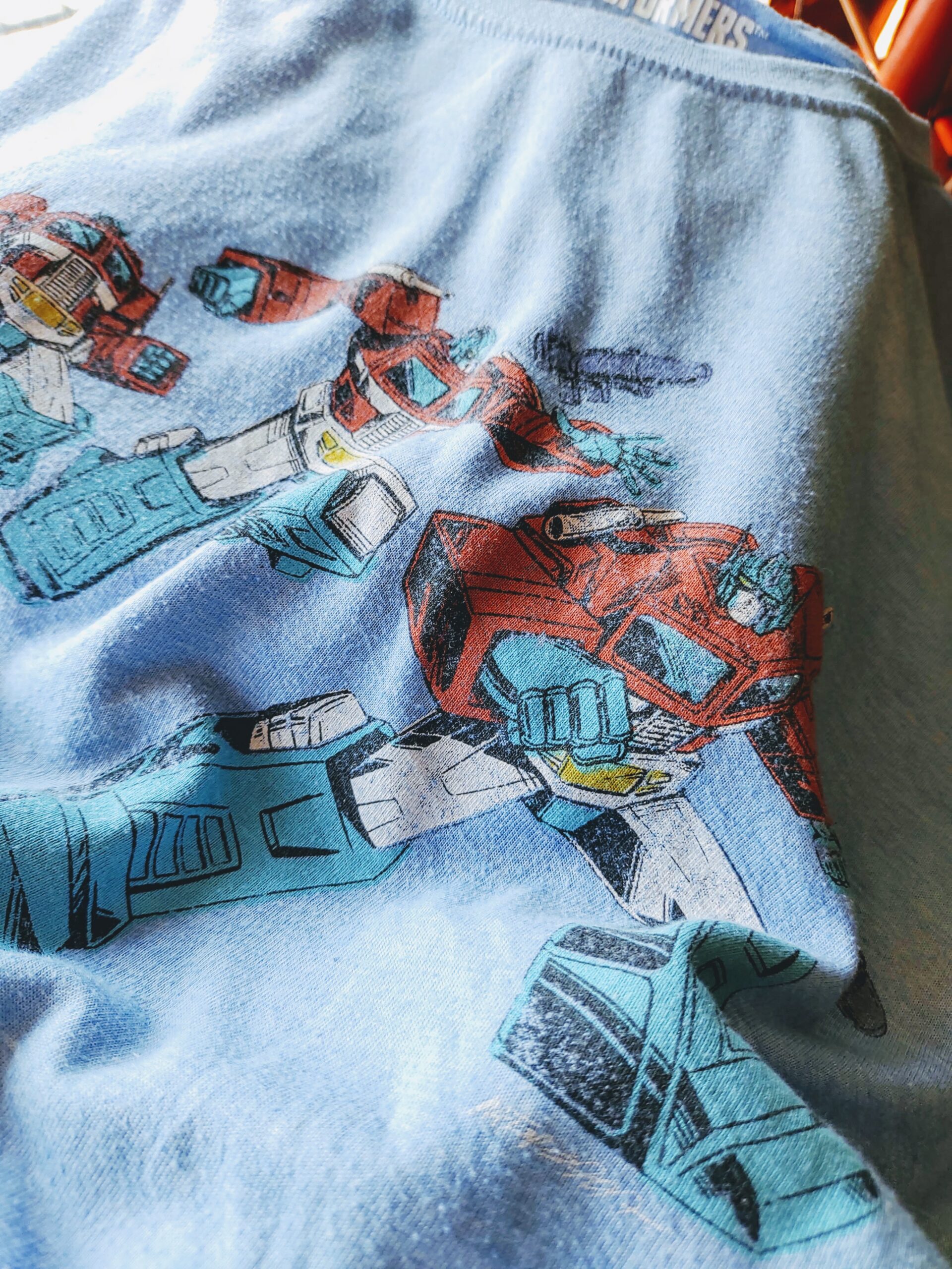 USA TRANSFORMERS S/S CONVOY Print Tee Blue Mens-L – ataco garage blog