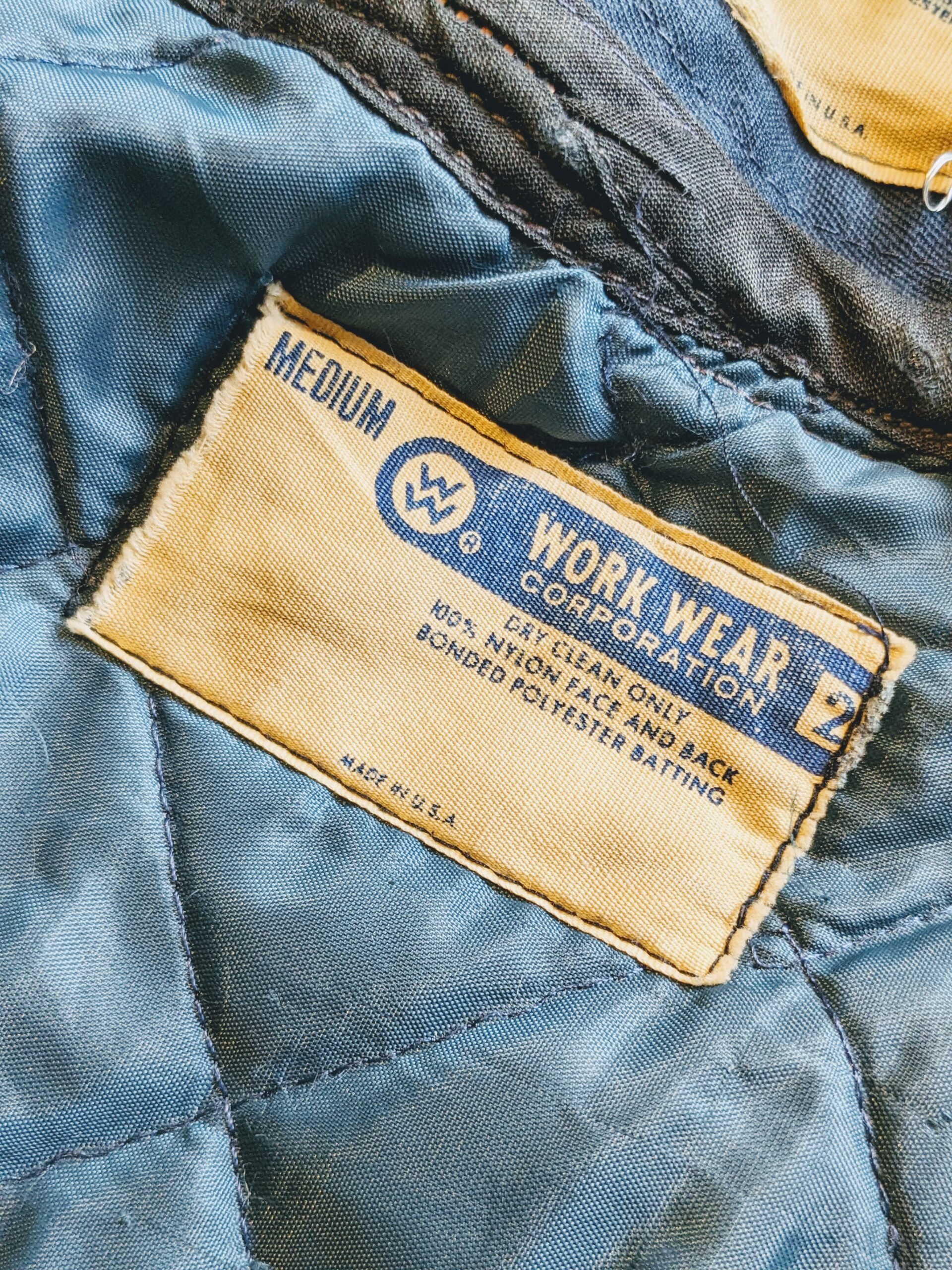 1970s-80s USA WORK WEAR CORPORATION Work Jacket Navy