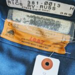 1970s-80s USA RED KAP S/S Chain Stitch Work Shirt Navy Mens-L