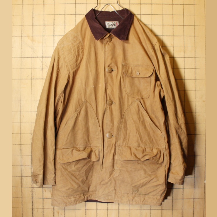 肩幅【90s】GOLDEN BEAR USA製 オンブレ ハンティングジャケット