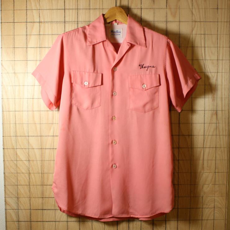 他のシャツはコチラ→【USA製】70s ヴィンテージ Mr.Morts ボーリングシャツ